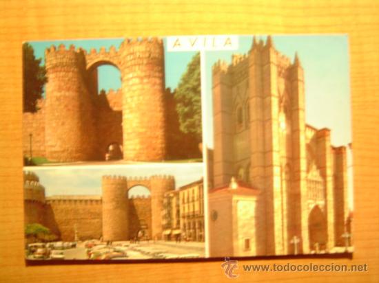 Postales: POSTAL AVILA DETALLE DE LA CIUDAD CIRCULADA
