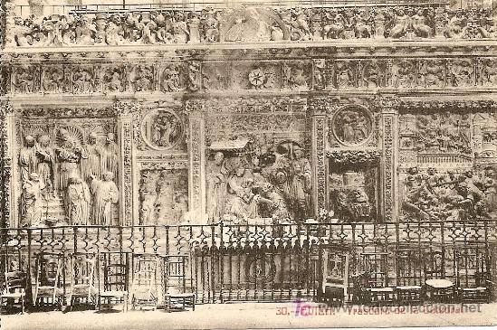 Postales: AVILA - TRASCORO DE LA CATEDERAL (1914)