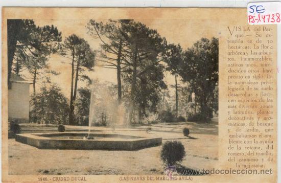 Postales: (PS-14738)POSTAL DE LAS NAVAS DEL MARQUES(AVILA)-CIUDAD DUCAL