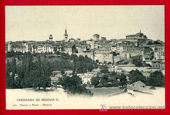 Postcards: PANORAMA DE SEGOVIA II, REVERSO SIN PARTIR  , P34822
