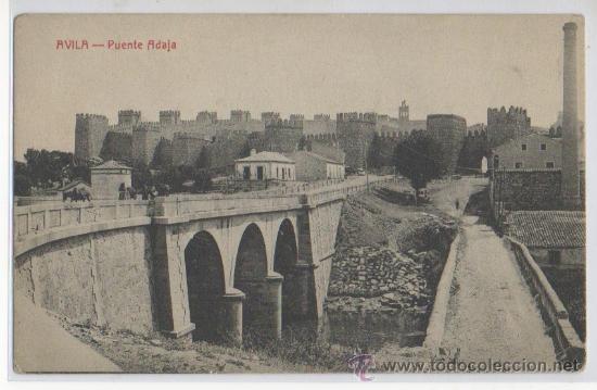 Postales: TARJETA POSTAL PUENTE ADAJA AVILA