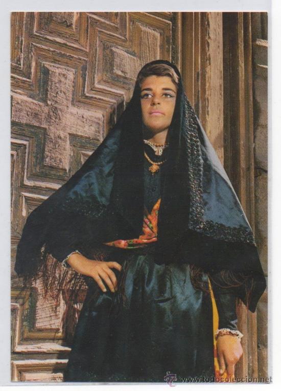 Postales: TARJETA POSTAL TRAJE DE CEREMONIA DE LA PARAMERA CANCIONES Y DANZAS DE ESPA&Ntilde;A AVILA