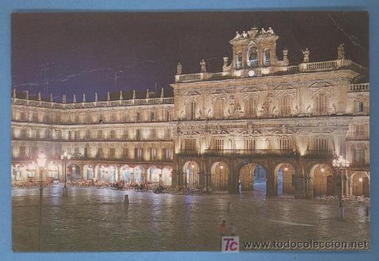 Postales: Plaza Mayor y Ayuntamiento - Salamanca - 1983
