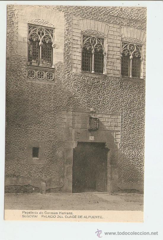 Postales: Segovia - Palacio del Conde Alpuente