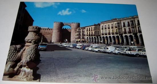 Postales: ANTIGUA POSTAL DE AVILA - PUBLICIDAD DE CONFITERIA ISELMA YEMAS DE AVILA - NO CIRCULADA - EN BUEN ES