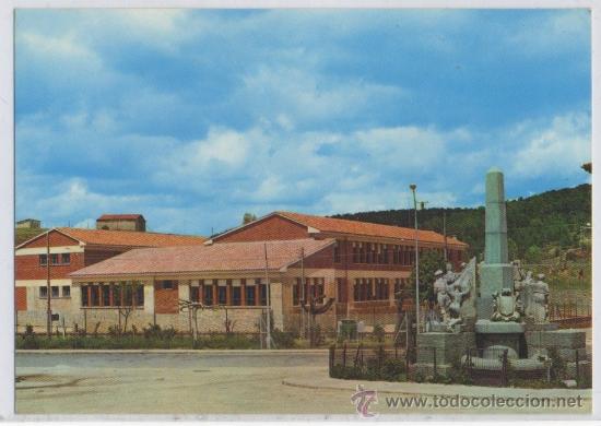 Postales: TARJETA POSTAL DE SAN LEONARDO DE YAG&Uuml;E GRUPO ESCOLAR SORIA ESCUELA COLEGIO