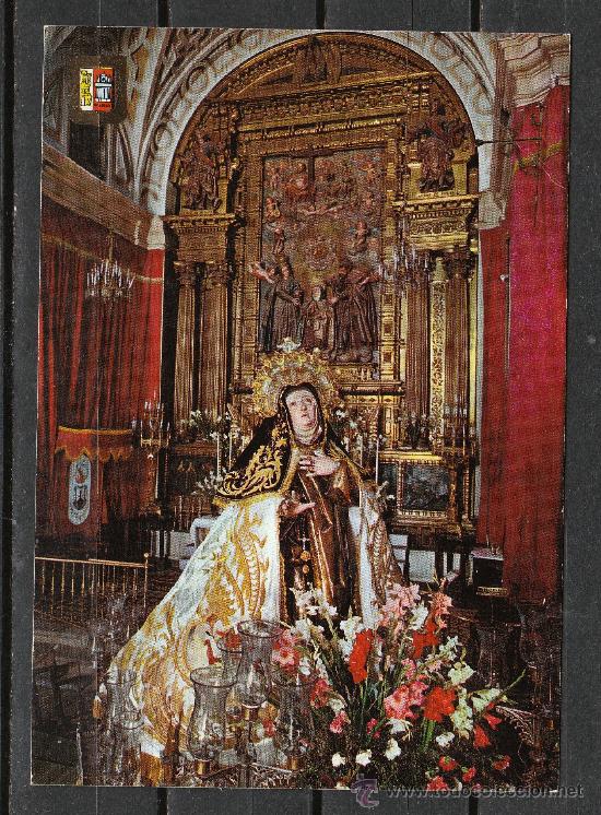 Postales: N&ordm; 28 AVILA. IMAGEN DE SANTA TERESA (CASA NATAL)