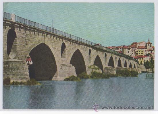 Postales: TARJETA POSTAL PUENTE ROMANO SOBRE EL DUERO ZAMORA