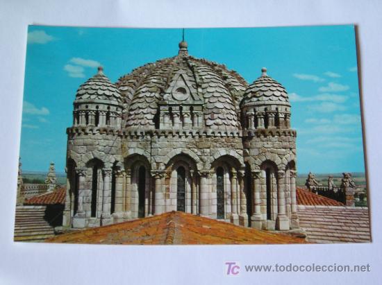 Postales: **PRECIOSA POSTAL,---ZAMORA CUPULA DE LA CATEDRAL---(A&Ntilde;OS 60)**