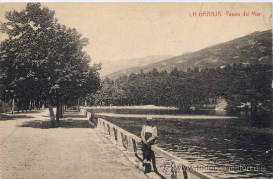 Postales: LA GRANJA(SEGOVIA).-PASEO DEL MAR