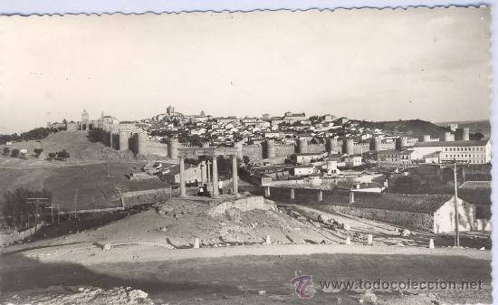 Postales: TARJETA POSTAL VISTA GENERAL DESDE LOS CUATRO POSTES AVILA