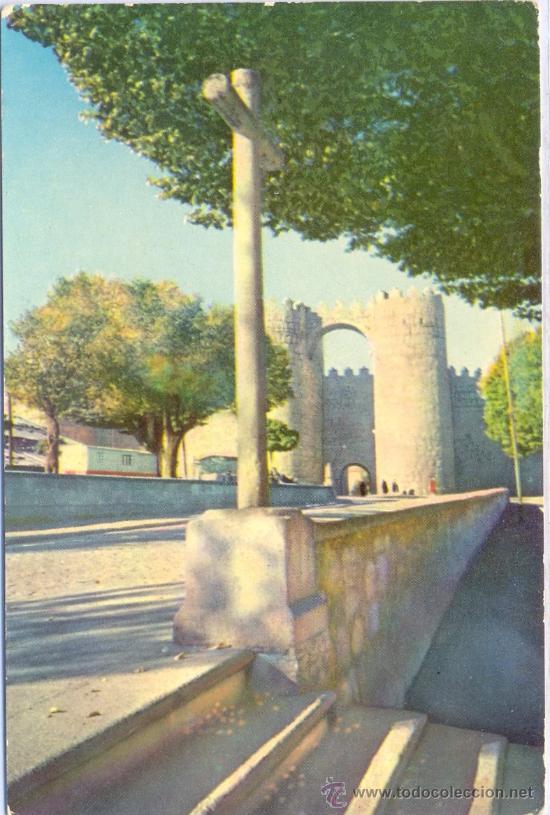 Postales: TARJETA POSTAL PUERTA DE SAN VICENTE AVILA