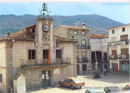 Postales: TARJETA POSTAL DE NAVALUENCA AYUNTAMIENTO RINCON TIPICO AVILA