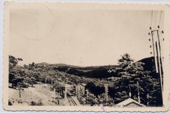 Postales: SAN RAFAEL(SEGOVIA).-APEADERO