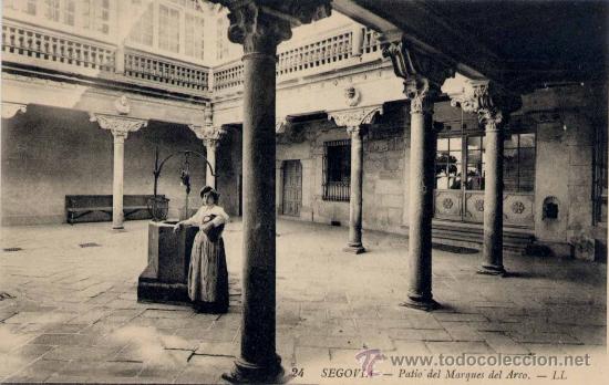 Postales: SEGOVIA.-PATIO DEL MARQUES DE ARCO - Foto 1