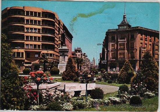 Postales: leon - plaza de guzman/el bueno /ave. de ordo&ntilde;o II - n&ordm; 4 - ed. garabella - a&ntilde;o 1962 - escrita