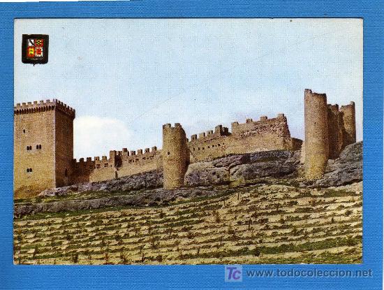 Postales: POSTAL - ESCUDO DE ORO - CASTILLO DE PE&Ntilde;ARANDA DE DUERO - SIN CIRCULAR.
