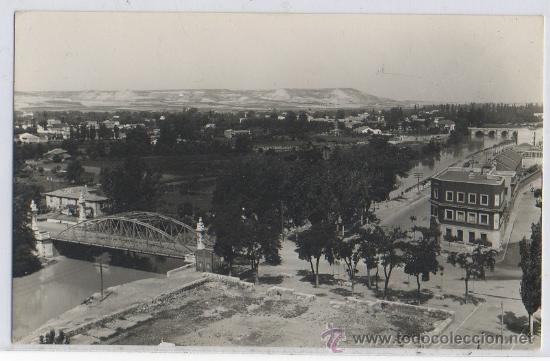 Postales: TARJETA POSTAL RIO CARRION Y PUENTE PALENCIA