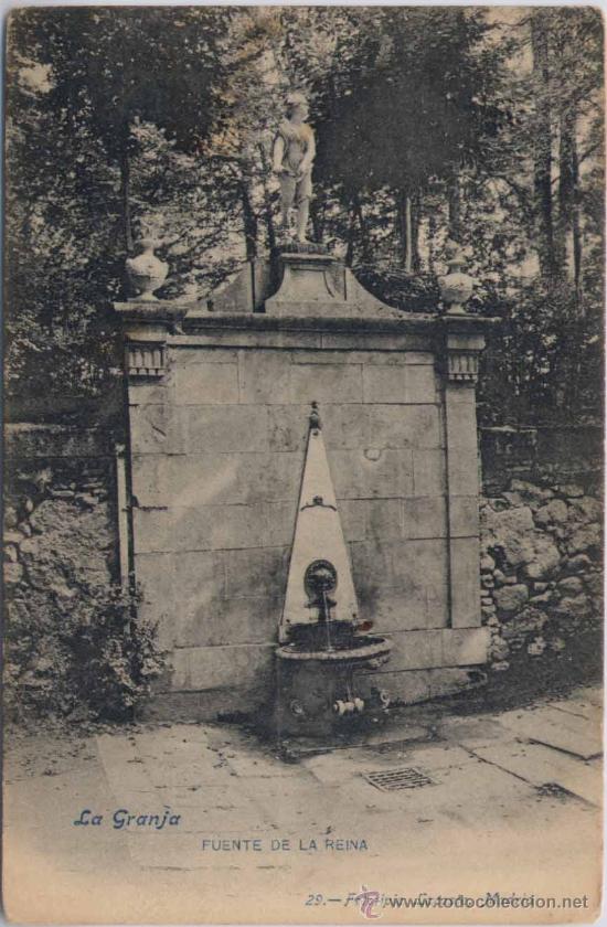 Postales: LA GRANJA( SEGOVIA).- FUENTE DE LA REINA.-FOTOTIPIA LACOSTE