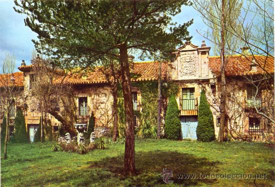 Postales: TARJETA POSTAL DE ALMARZA CASA CASTELLANA DE LOS GONZALEZ DE GREGORIO SIGLO XVIII SORIA