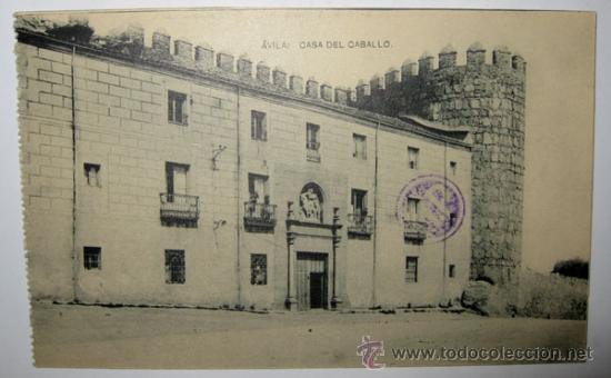 Postales: ANTIGUA POSTAL DE AVILA - CASA DEL CABALLO - FOTOTIPIA DE HAUSER Y MENET - EN  - NO C