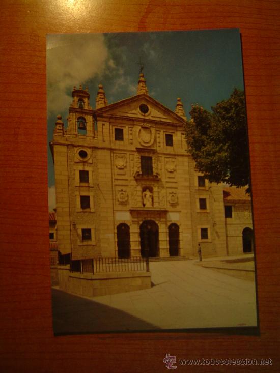 Postales: POSTAL AVILA FACHADA PRINCIPAL DEL CONVENTO DE SANTA TERESA SIN CIRCULAR