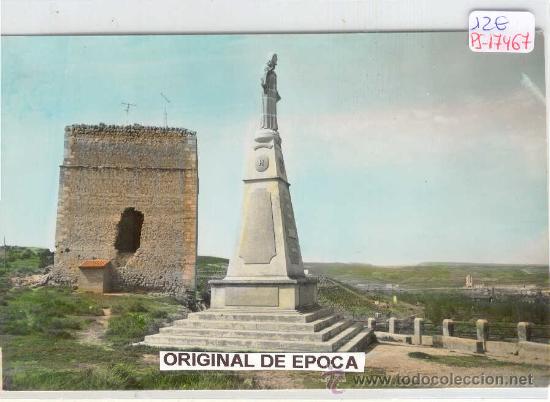 Postales: (PS-17467)POSTAL DE ARCOS DE JALON(SORIA)-CASTILLO MONUMENTO AL SAGRADO CORAZON DE JESUS