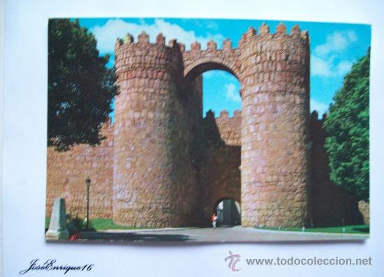 Postales: AVILA - PUERTA DE SAN VICENTE - SAINT VINCENT&acute;S DOOR - PORTE DE SAINT VINCENT- EDICIONES GARRABELLA