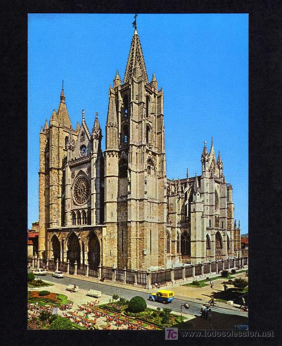 Postales: LEON - LA CATEDRAL - N&ordm; 47 - ED. VISTABELLA.