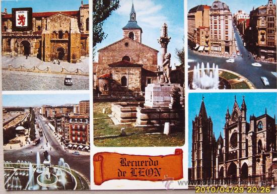 Postales: LEON Multivista - Foto 1