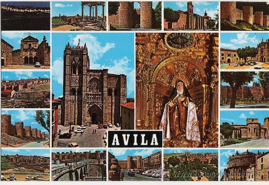 Postales: avila.- bellezas de la ciudad.- ed gf .- a&ntilde;o 1975