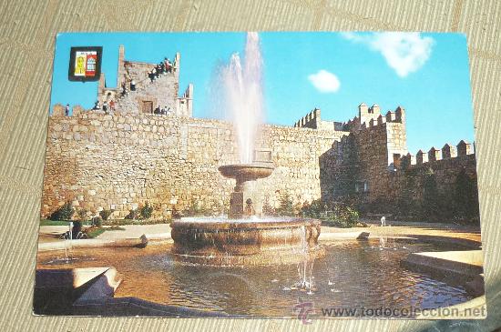 Postales: postal avila fuente luminosa