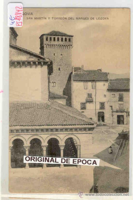 Postales: (PS-18142)POSTAL DE SEGOVIA-SAN MARTIN Y TORREON DEL MARQUES DE LOZOYA