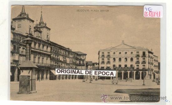 Postales: (PS-18141)POSTAL DE SEGOVIA-PLAZA MAYOR