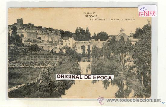 Postales: (PS-18140)POSTAL DE SEGOVIA-RIO EDESMA Y CASA DE LA MONEDA