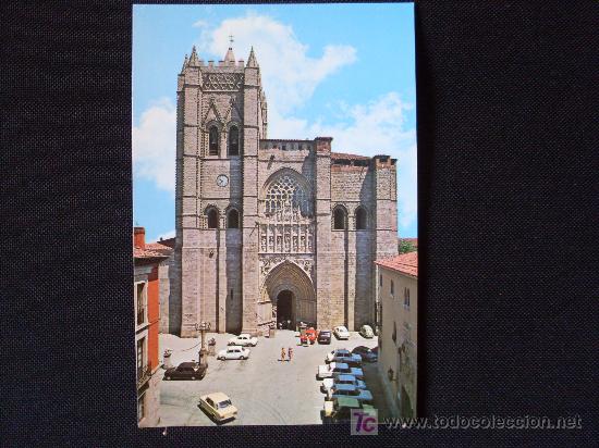 Postales: postal de avila la catredal con seat 600