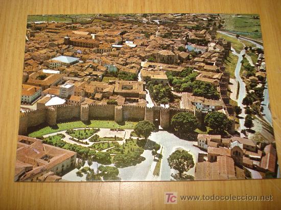 Postales: Tarjeta Postal de AVILA . Vista Aerea. Circulada .A&ntilde;o 1960s.