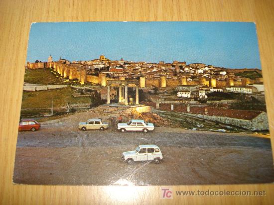 Postales: Tarjeta Postal de AVILA . Vista Nocturna. Sin circular .A&ntilde;o 1960s.