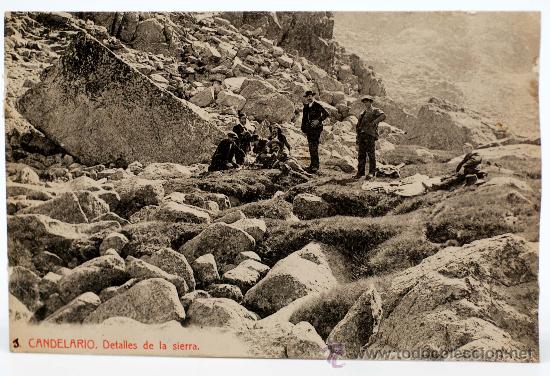 Postcards: Postal Candelario n&ordm; 1 detalles de la sierra Editor J Requena Bejar circulada