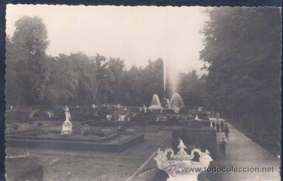 Postales: LA GRANJA(SEGOVIA).- PARTERRE Y FUENTE DE LA FAMA
