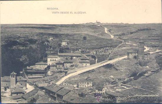 Postales: SEGOVIA.- VISTA DESDE EL ALC&Aacute;ZAR
