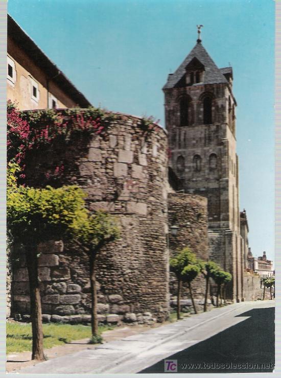Postales: Le&oacute;n.- Torre y muralla de San Isidoro. - Foto 1