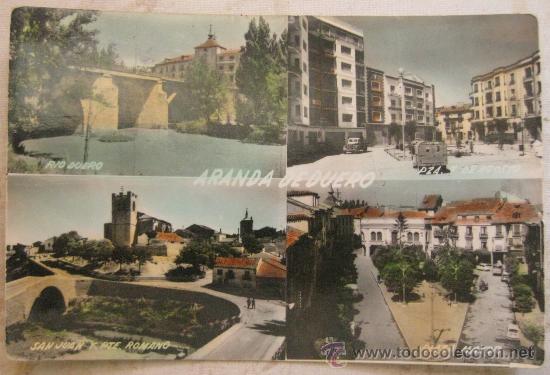 Postales: ARANDA DE DUERO - POSTAL A&Ntilde;OS 60 - Foto 1