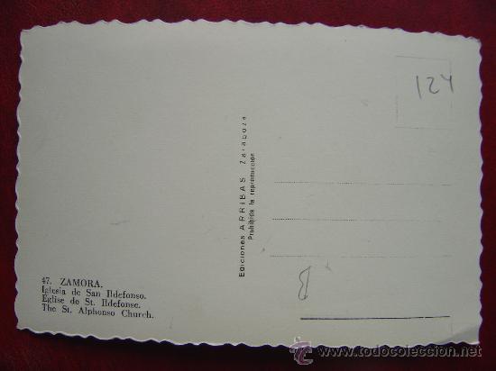 Postales: ZAMORA - IGLESIA DE SAN ILDEFONSO - Foto 2