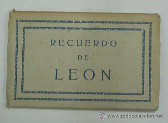 Postales: TARJETA POSTAL RECUERDO DE LE&Oacute;N - Foto 1