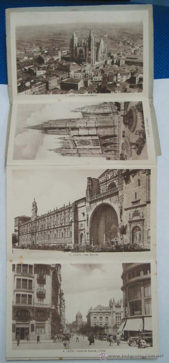 Postales: TARJETA POSTAL RECUERDO DE LE&Oacute;N - Foto 2