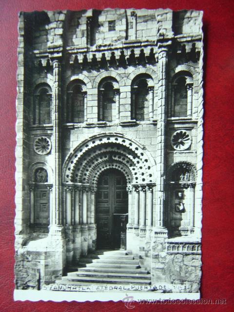Postales: ZAMORA - CATEDRAL PUERTA DEL SUR - Foto 1