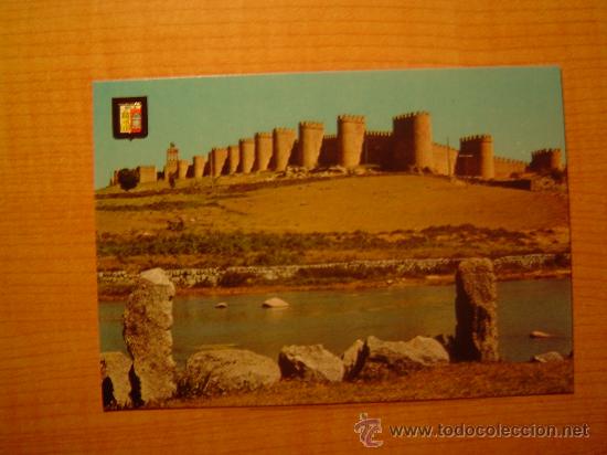 Postales: POSTAL IMAGENES ESCUDO DE ORO PRIMERA COLECCION DE CASTILLOS N&ordm; 9 AVILA MURALLAS SIN CIRCULAR