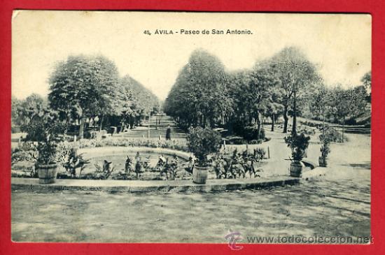 Postales: avila, paseo de san antonio,     P42662