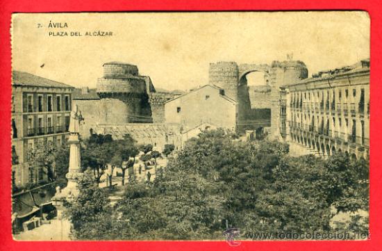 Postales: avila, plaza del alcazar,     P42665